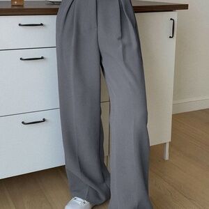 Dazy High Waist Slant Pockets Tailored Pants, Women Dress Pants Business Attire